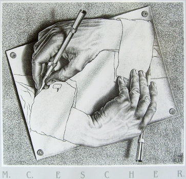 les mains d'escher